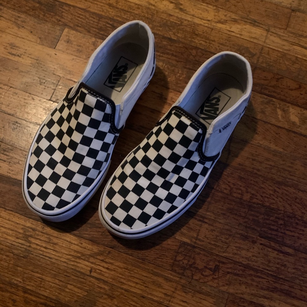 Vans black & white checkerboard